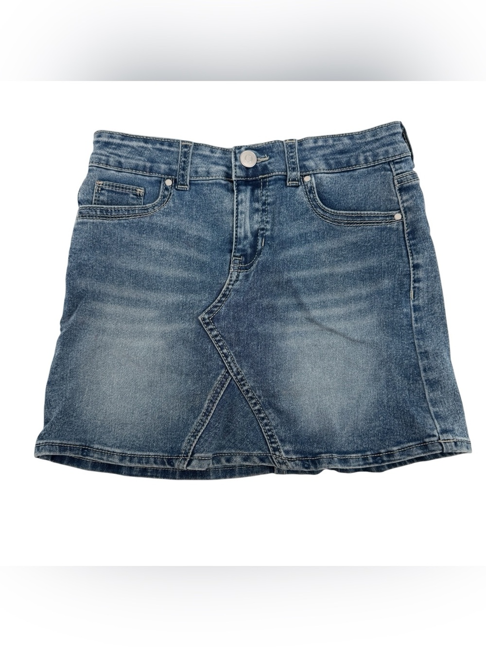 wonder nation Classic Denim Mini Jean Skirt Size Medium Girl’s